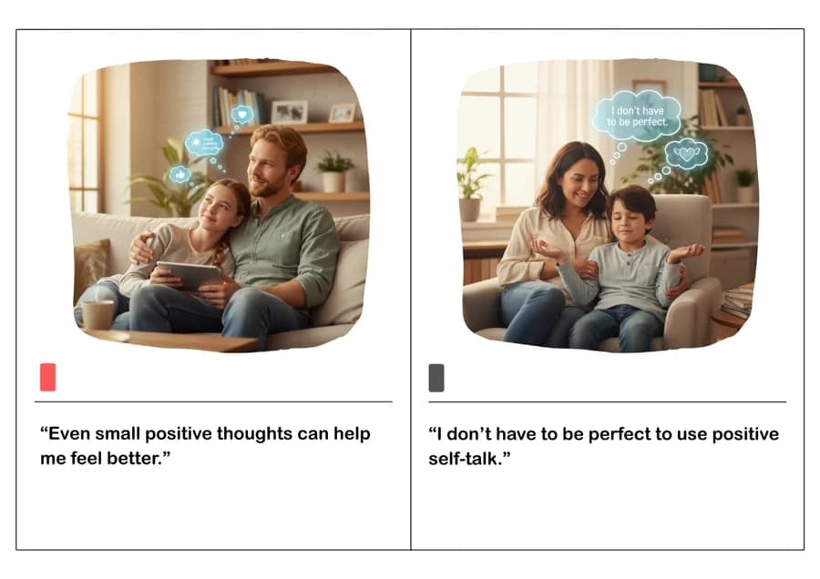 Using Positive Self-Talk: Social Story for Kids-PDF2