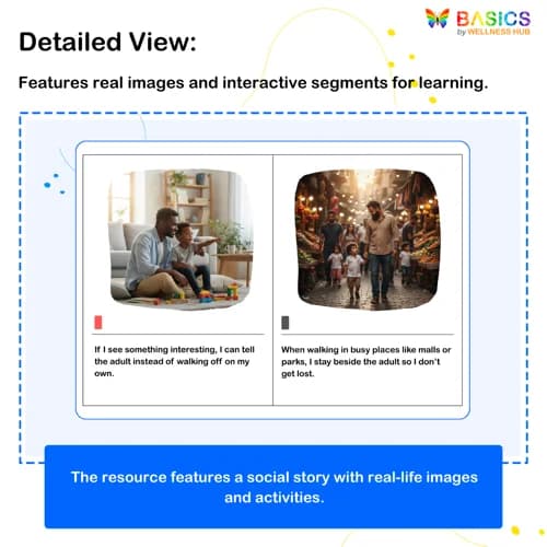 Walking Safely with an Adult Social Story – Printable PDF for Kids