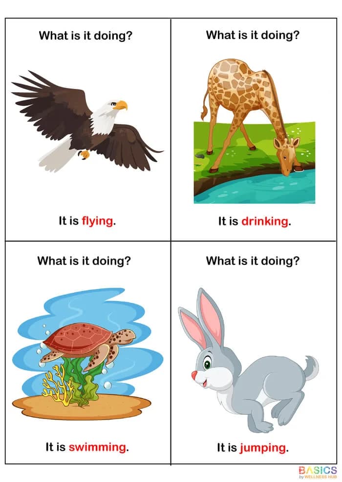 What Is It Doing? WH Questions & Animal Actions Printable – Fun Learning with Animals-PDF2