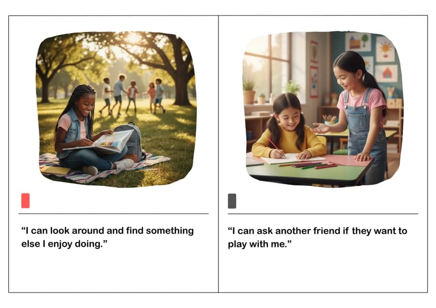 What to Do If I Feel Left Out – Social Story for Kids-PDF2