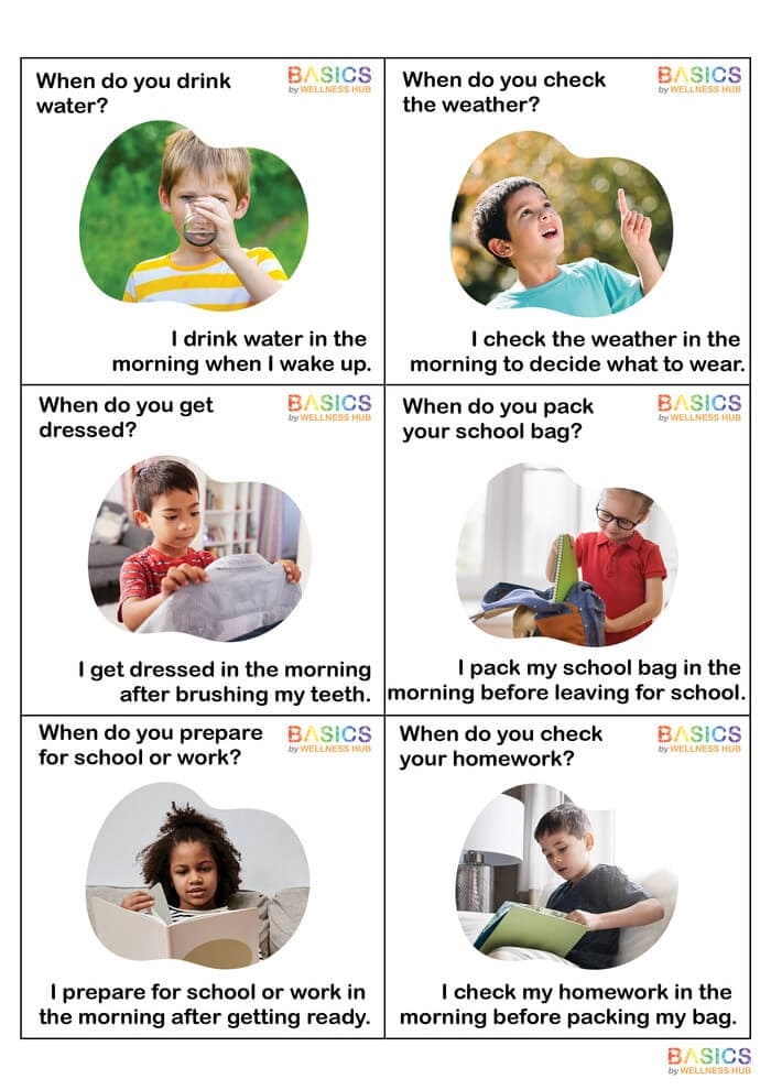 When Questions Flashcards – Daily Routines and Activities for Kids (Printable PDF)-PDF2