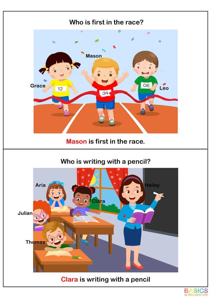 Who Questions Flashcards – Identifying People in Action Scenes (Printable PDF)-PDF2