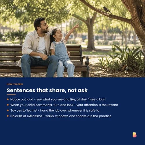 First Sentences: I See & I Like — 31 Printable Three-Word Commenting Sentence Flashcards (I See, I Like, Let Me) – page 3 preview