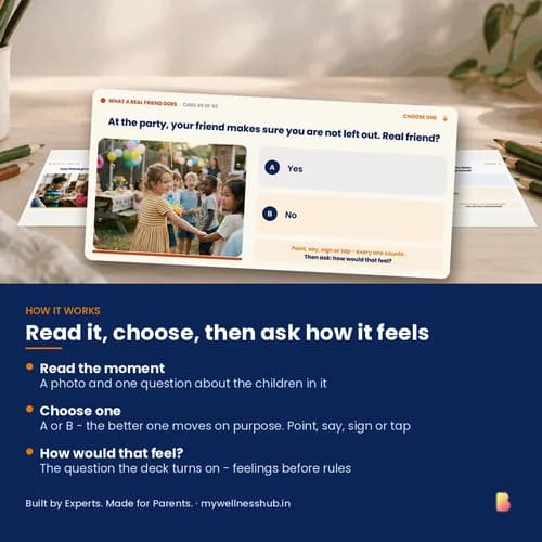 Good Friend, Tricky Friend: Spot the Signs — 50 Printable Friendship Skills Cards for Spotting Unkindness and Who to Tell – page 3 preview
