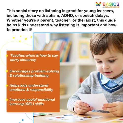 Saying Sorry and Making Amends – Social Story for Kids preview 3