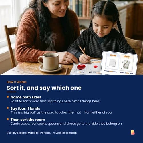 This One or That One Sort Mats — 30 Printable Opposites Sorting Mats and 130 Picture Cards for Describing Words – page 3 preview