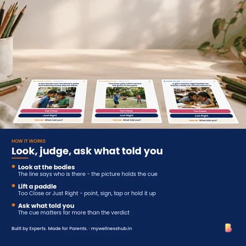 Too Close or Just Right? Judge Deck — 60 Printable Personal Space Cards with Paddles and Space Mat – page 3 preview