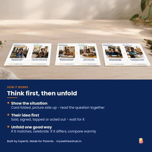 What Do I Do? First Steps — 25 Printable Fold-and-Reveal Social Situation Flip Cards, Easy Level – page 3 preview