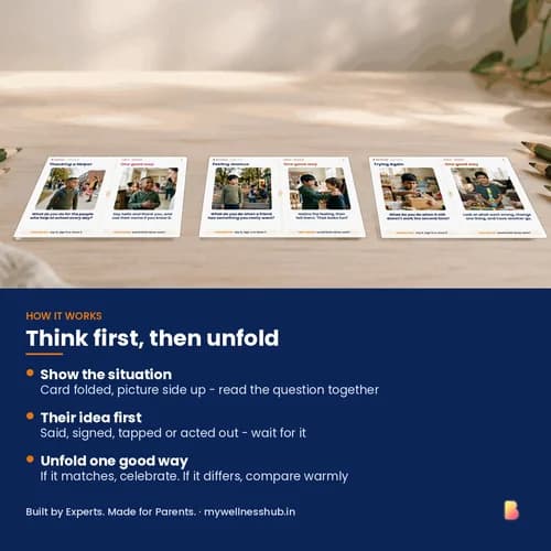What Do I Do? Growing Confident — 25 Printable Fold-and-Reveal Social Situation Flip Cards, Easy to Medium – page 3 preview