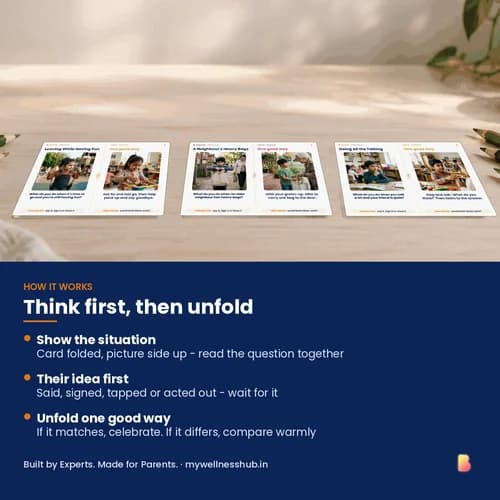 What Do I Do? The Big Situations — 25 Printable Fold-and-Reveal Social Situation Flip Cards, Hard Level – page 3 preview