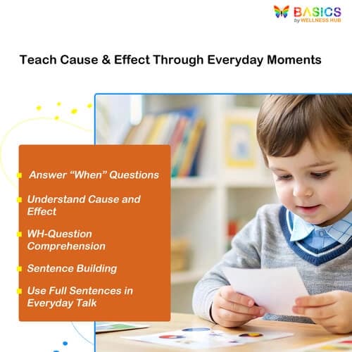 When Questions Flashcards – Cause and Effect for Kids (Printable PDF)