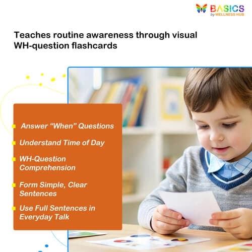 When Questions Flashcards – Daily Routines and Activities for Kids (Printable PDF) preview 3
