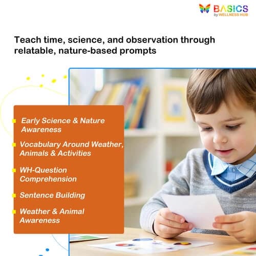 When Questions Flashcards – Nature and Environment for Kids (Printable PDF)
