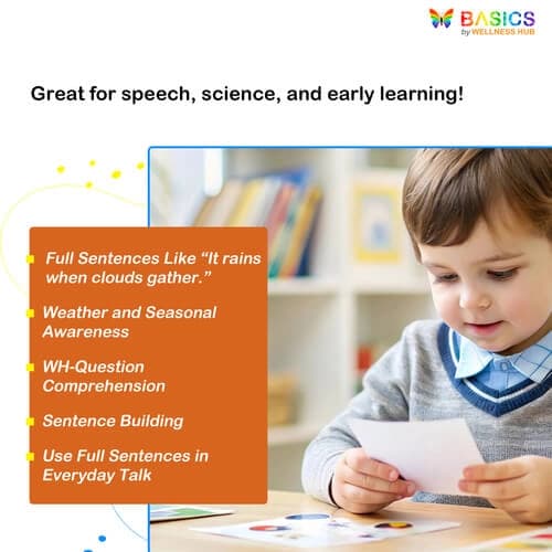 When Questions Flashcards – Weather and Seasons for Kids (Free Printable PDF) preview 3