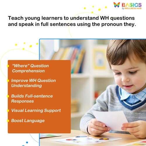 Where Are They? WH Questions with Illustrations – Printable PDF