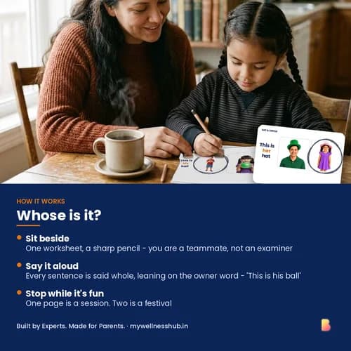 Whose Is It Worksheets — 12 Printable Possessives Worksheets (74 His, Her and Their Activities) – page 3 preview