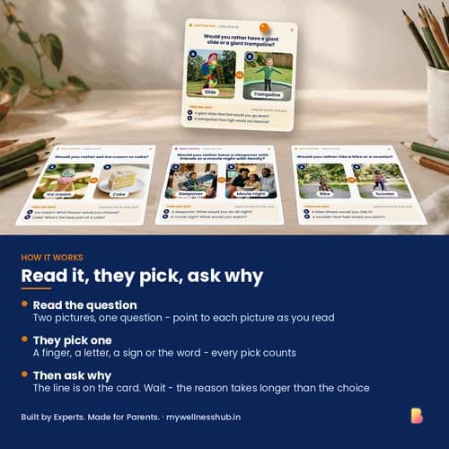 Would You Rather? First Choices — 50 Printable Picture Choice Cards for Kids to Give Reasons – page 3 preview