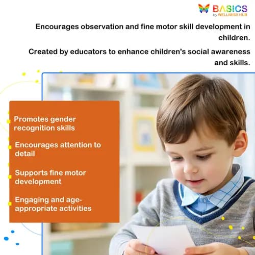 Boys and Girls Identification Activity: Printable PDF for Kids