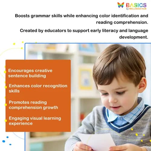 Jumbled Sentences with Colorful Objects – Sentence Formation Practice