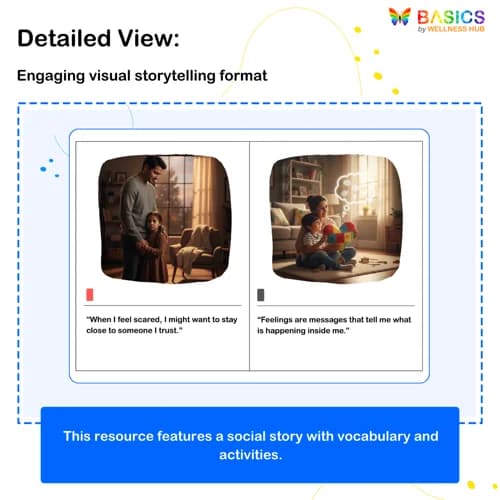 Telling Others How I Feel – Social Story with Activities preview 2