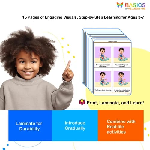 4-Step Sequencing Cards: Printable PDF for Understanding Crying & Emotions