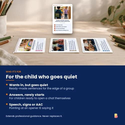 Conversation Starters: First Openers — 50 Printable Picture Cards with 200 Ways for Kids to Open a Chat – page 4 preview