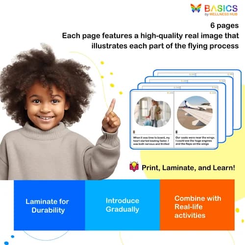 Flying in a Plane: A Social Story for Kids preview 4