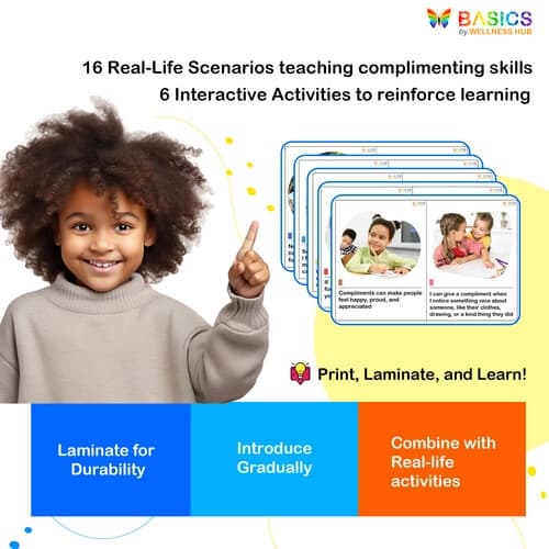 Giving and Receiving Compliments – Social Story for Kids preview 4