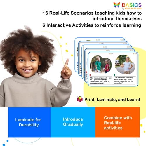 Introducing Myself – Free Social Story for Kids’ Communication Skills preview 4