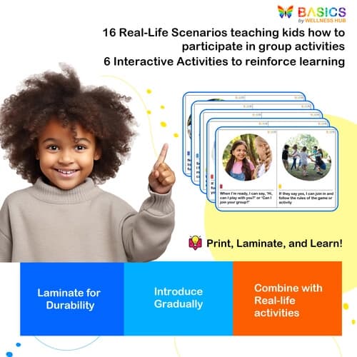 Joining a Group Activity – Social Story for Kids’ Social Confidence preview 4