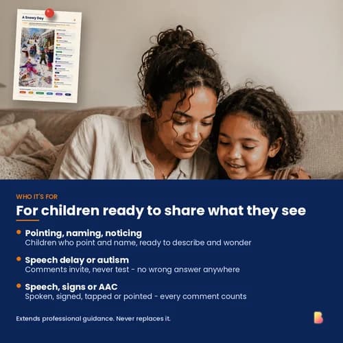 Picture Talk: Big World & Cosy Corners — 10 Printable Scene Posters from Farm to Bedtime for Speech Therapy – page 4 preview