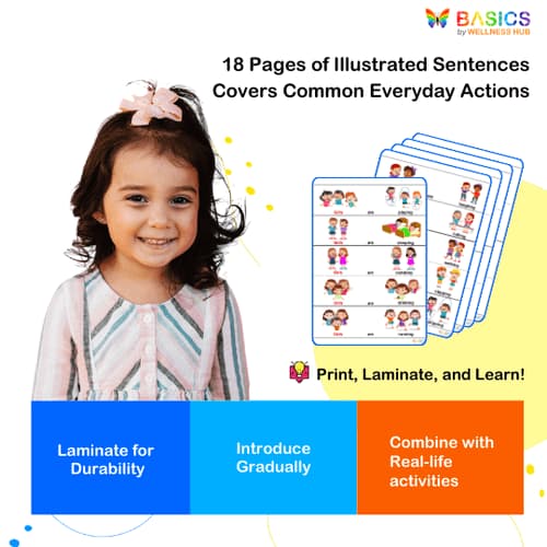 Simple Sentences with Actions: Girls Plural Free PDF preview 4