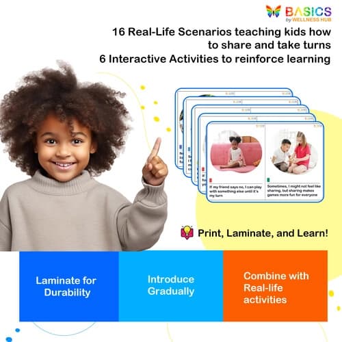 Sharing and Taking Turns – Social Story for Kids’ Social Skills preview 4