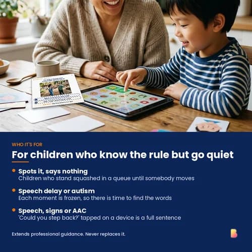 Too Close or Just Right? Act-It Deck — 40 Printable Personal Space Cards for Asking First and Speaking Up – page 4 preview
