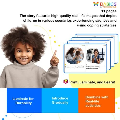 Understanding Sadness: Free Social Story with Activities for Kids