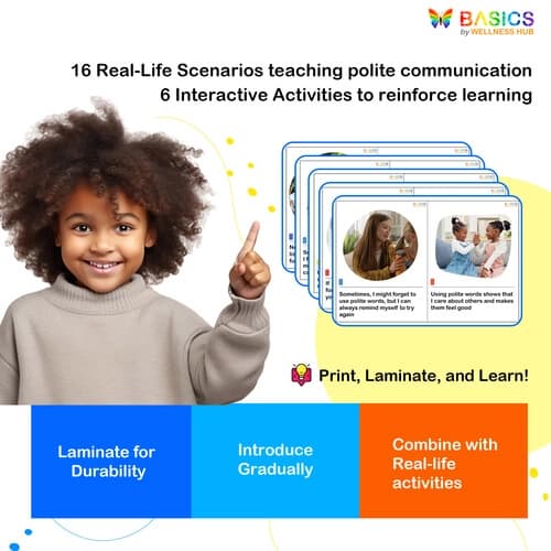 Understanding and Using Polite Words – Social Story for Kids preview 4