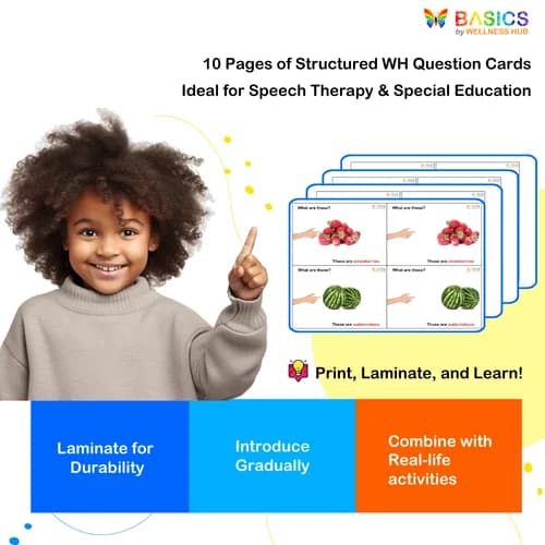 What Are These and Those? WH Questions – Fruits (Printable PDF) preview 4