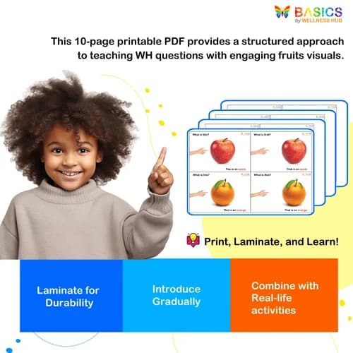 What is This and What is That? - Fruits Learning PDF for Kids WH preview 4