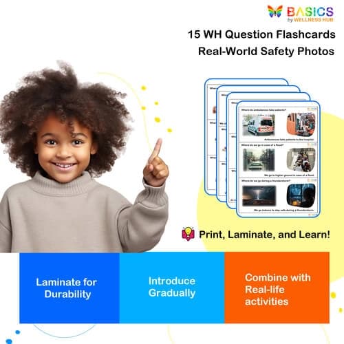 Where Do We Go? WH Questions – Emergency & Safety (Free Printable PDF) preview 4