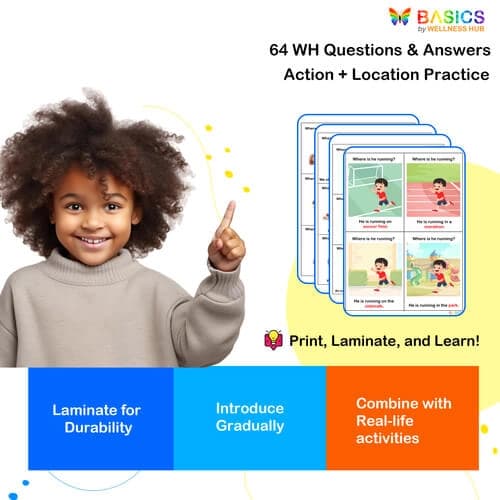 Where Is He? WH Questions with Illustrations – Printable PDF preview 4