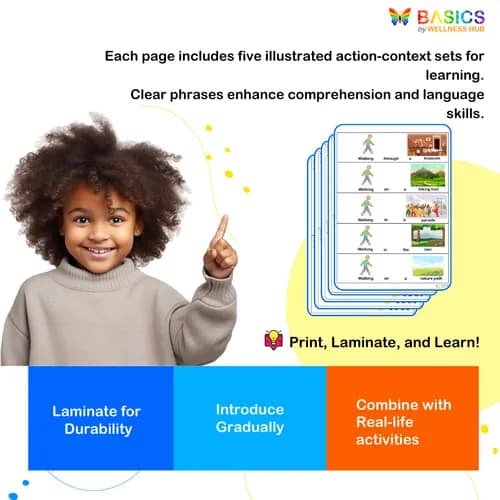 Action + Place/Object Worksheet Set – Illustrated Learning Resource