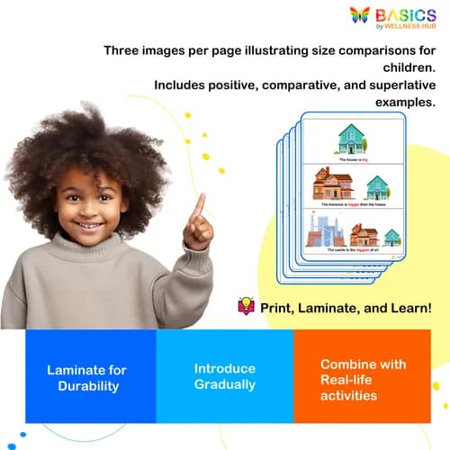 BIG & SMALL – Learn Comparison Words Through Pictures preview 4