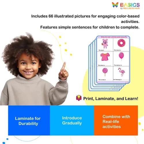 Color Recognition and Writing Activity: Fun PDF for Kids