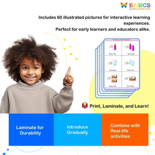 This vs. These Activity Sheets – Printable PDF for Kids preview 4