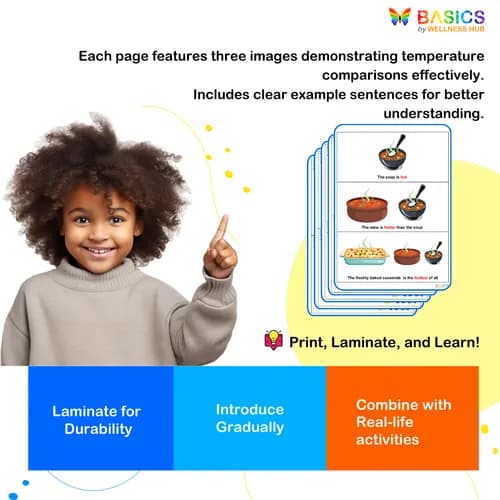 HOT & COLD – Learn Comparison Words Through Pictures