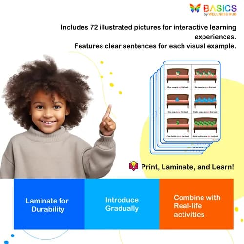 ON & UNDER: One and Many “On” – Prepositions and Plurals for Kids preview 4