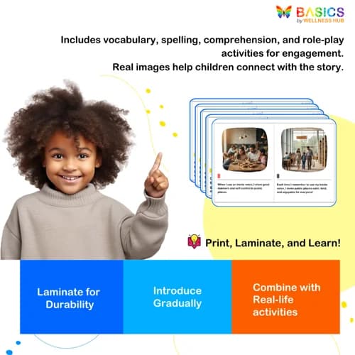 Respecting Other People’s Space Social Story – Printable PDF for Kids