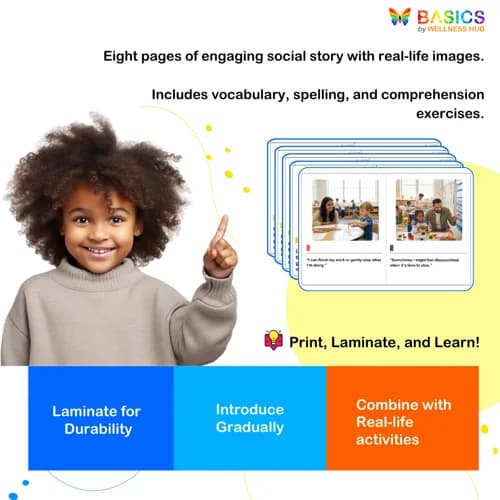 Transitioning Between Activities at School – Social Story PDF preview 4