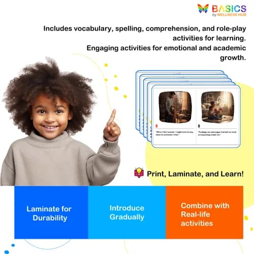 Understanding My Feelings: Social Story with Activities for Kids preview 4