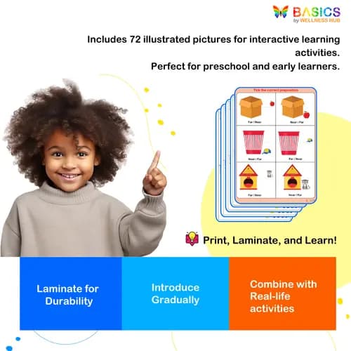 Near and Far Prepositions Activity: Printable PDF for Kids